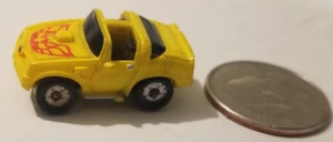 1986 Micro Machines Yellow Pontiac Firebird Trans-Am T-Top Car Galoob - Picture 1 of 5
