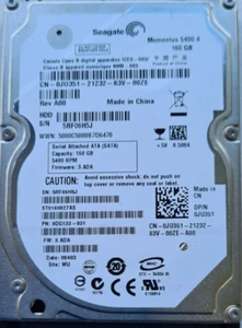 Hard Disk Drive HDD 2.5" 160GB Sata ST9160827AS DATE: 080403 SITE:WU - Picture 1 of 6