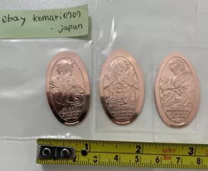 one piece medallion coin 3 set limited usj japan 2022 sanji luffy zoro - Picture 1 of 3