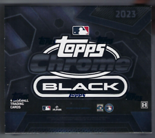 2023 Topps cromado negro béisbol caja de hobby sellada de fábrica