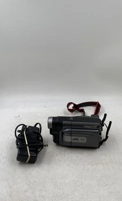 JVC GR-AXM310U Black Image Stabilization Compact VHS Camcorder and Charger - Image 1 of 4
