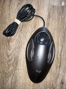 Logitech Trackman Marble USB T-BC21 Mouse - NO TRACKBALL - Picture 1 of 5
