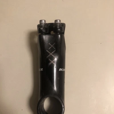 Bontrager XXX Carbon Stem 100 mm 7 degree 31.8 gloss black light road bike - Image 1 of 4