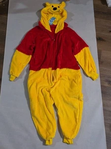 Süßer, gelber Bär mit rotem Shirt Schlafanzug, Kostüm. S. - Bild 1 von 3
