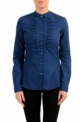 Viktor & Rolf Blue Button Down Long Sleeve Women's Shirt US S IT 40 - Image 1 of 4