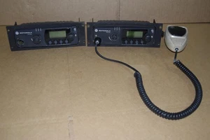 2 Motorola PM1500 Mobile Radio Control Heads Displays - Picture 1 of 5