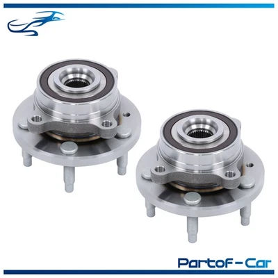 Par de conjunto de rolamento de cubo de roda para Ford Edge Taurus Flex Lincoln MKX MKS MKT V6 - Imagem 1 de 4