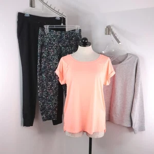 4pc Mixed Bundle Women's L Activewear Workout Athletic Casual Tops & Pants - Picture 1 of 12