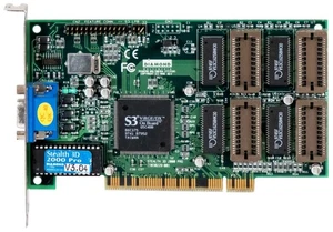 Diamond Stealth 3D 2000 Pro S3 Virge / Dx 2MB 22030229-001 23030229-201 PCI - Picture 1 of 2