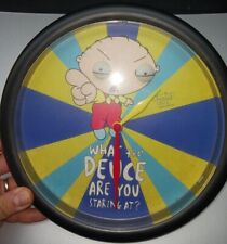 Family Guy Stewie Eyes Moving Wall Clock . What The Duece 