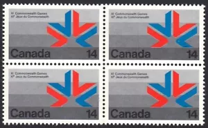 COMMONWEALTH GAMES - CANADA 1978 #757 MNH Block of 4 - Bild 1 von 1