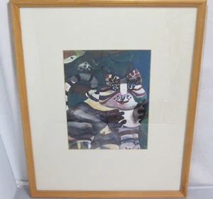 Selma F. Blackburn "The Cat's Back!" Little Rock Framed Lithograph 21" x 17" - Picture 1 of 6