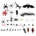 Prank Props Bugs Plastic Bugs Fake Roaches Halloween Assorted Bugs