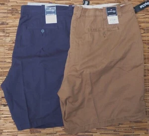 ST. JOHN'S BAY BIG MEN'S FLAT FRONT CLASSIC COTTON TWILL WALKING SHORTS LIST $40 - Picture 1 of 10