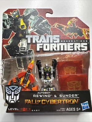 REWIND & SUNDER Transformers Generations Fall of Cybertron 2012 Series 1 #004 - Image 1 of 4
