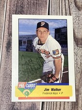 1994 Frederick Keys (Class A-Baltimore Orioles) Jim Walker Signed Autographed