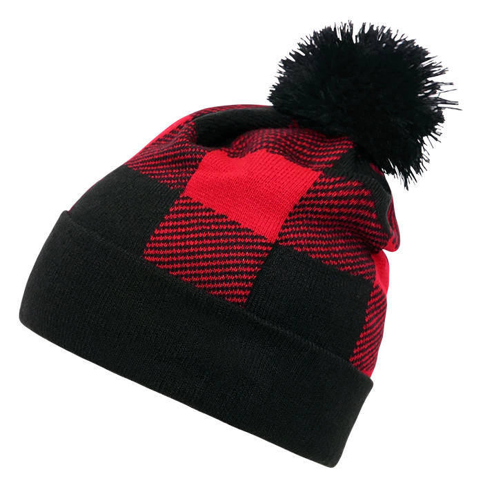Gorro a cuadros Decky Pom - 8028 Foto 1 de 1