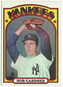 1972 Topps Rob Gardner #22 New York Yankees Pitcher