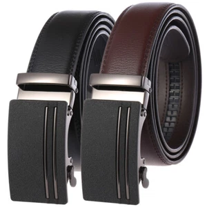 Vestido vaquero HJones Trend para hombre cinturón de cuero hebilla automático cinturón trinquete correa - Imagen 1 de 7