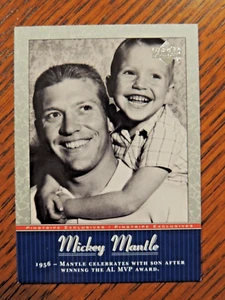 MICKEY MANTLE 2001 UD PINSTRIPE EXCLUSIVES CARD #MM21 N.Y. YANKEES HOF LEGEND - Picture 1 of 1
