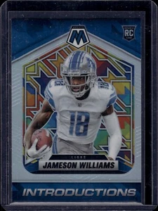 2022 Panini Mosaic Jameson Williams Silver Introductions Rookie Lions - Picture 1 of 2