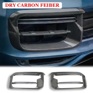 DRY Carbon Fiber Front Right Side Bumper Grille for Porsche Cayenne 9Y0.1 18-23 - Bild 1 von 9
