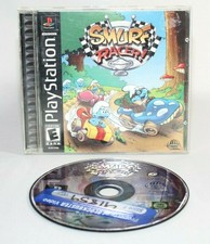 Smurf Racer PS1 PlayStation One Complete In Box CIB Authentic & Tested!