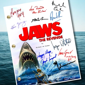 Jaws The Revenge signed Autogramm Script Reprints Full script with Custom Cover - Bild 1 von 8