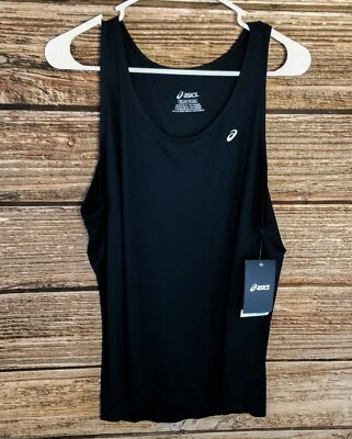 Camiseta sin mangas Asics XL negra para mujer camiseta sin mangas extra grande nueva con etiquetas Foto 1 de 4