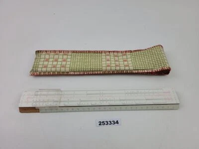 Rechenschieber + Etui Reiss Rietz-Simplex Holz DDR Schule Lernen Mathe #253334 - Bild 1 von 4