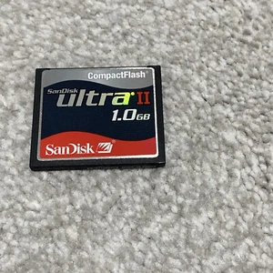 San Disk Ultra II 1GB CF Compact Flash Memory Card For DSLR Cameras - Picture 1 of 6