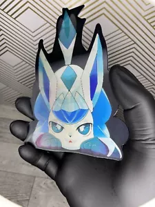Pokemon Espeon Glaceon Sylveon Leafeon 3D Lenticular Motion Car Sticker Decal - Picture 1 of 4
