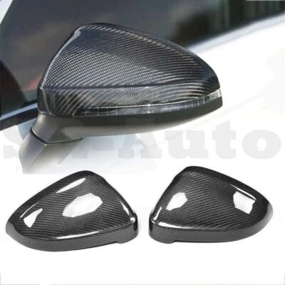 for 2017-2021 Audi A4 B9 S4 RS4 A5 RS5 Carbon fiber reverse mirror cover 2PCS — 第 1/4 张图片