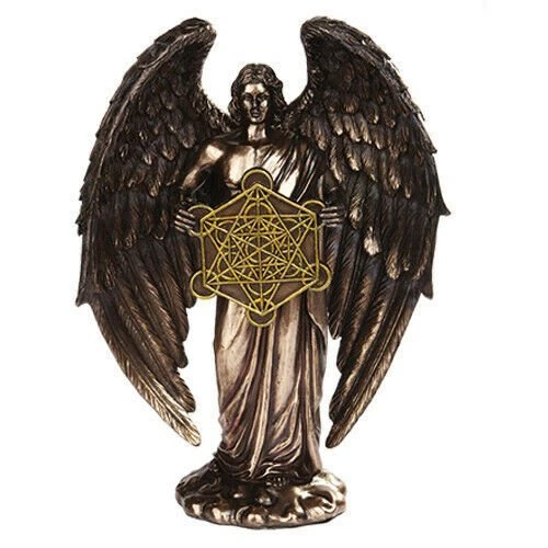 Estatueta PTC Metatron Angel ortodoxa religiosa acabamento em bronze - Imagem 1 de 1