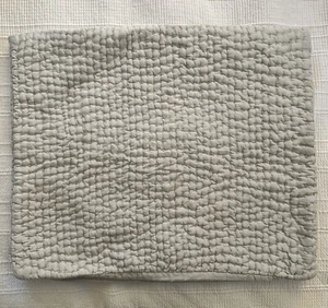 Restoration Hardware Silk Pick Stitch King Sham Pillow Silk/Cotton, In Sand - Picture 1 of 5