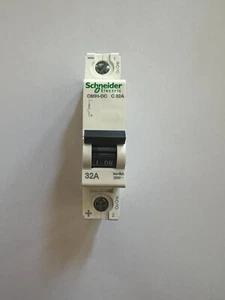 SCHNEIDER Acti9 C60H-DC 32A Disjoncteur modulare 1P C CURVE 250V - Foto 1 di 3