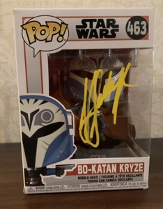 Figura pop autógrafo firmado de Katee Sackhoff Star Wars Bo-Katan 1463 certificado BAS - Imagen 1 de 2