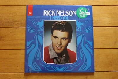 RICK NELSON - I NEED YOU LP 12" VINYL [NEW] (1968, LIBERTY, REISSUE) **CUT OUT** - Image 1 of 4