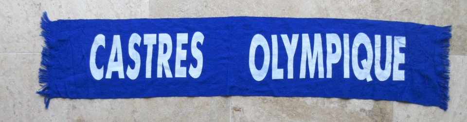 Echarpe rugby CASTRES OLYMPIQUE vintage supporter collection - Photo 1/1