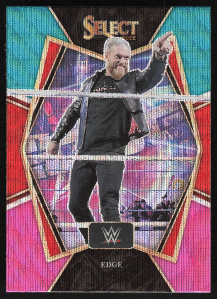 Edge 2022 Panini Select WWE # 103 Premier Level Tri-Color Prizm Raw - Image 1 of 2