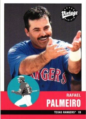 2001 Upper Deck Vintage #81 Rafael Palmeiro - Image 1 of 2