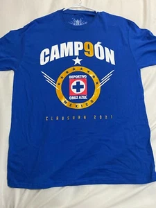 Nueva Camiseta de Fútbol Club Deportivo Cruz Azul, Playera CAMPEÓN de Cruz Azul 2021 - Imagen 1 de 4