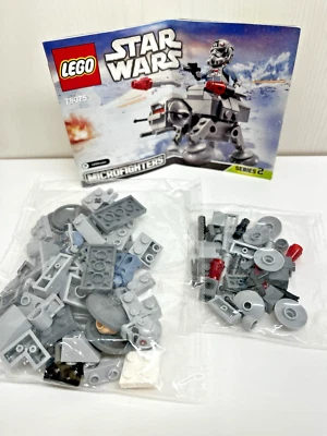 LEGO Star Wars 75075 "AT-AT Microfighter" Complete W/ Minifigure & Manual NO BOX - Image 1 of 4