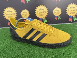 RARE 2018 Adidas Originals Montreal 76 SPZL Gold,Core Black Suede Trainers UK 9 - Picture 1 of 15