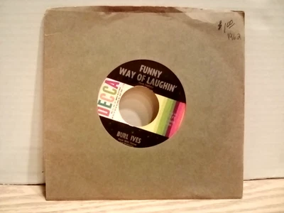 Burl Ives 1962 Funny Way of Laughin' / Mother Wouldn't Do That 45 RPM Record EX - Image 1 of 4