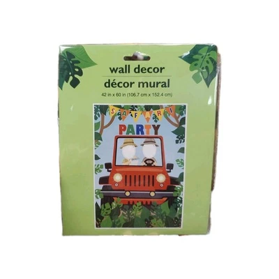 Jungle Safari Animal Party Decorations Welcome Jungle Party Door Signs Safari - Image 1 of 3