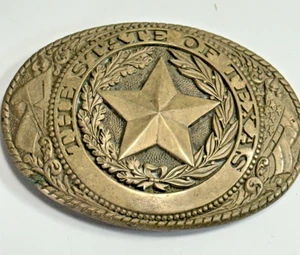 Vintage 1980er Rem the Exclusive Tony Lama Collection State Solid Brass "Texas" - Bild 1 von 15