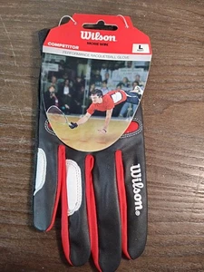 Wilson Competitor Performance Racquetball Handschuh Größe Large rechts schwarz/rot - Bild 1 von 5