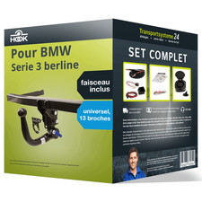 HOOK Attelage Attelage 050103 pour BMW 3 Limousine (E90) 3 Touring (E91)