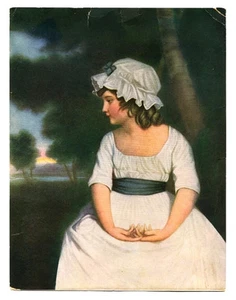 Simplicity Miss Theophilia Ghatkin Joshua Reynolds 7x9" Litho Vintage Art Print - Picture 1 of 2